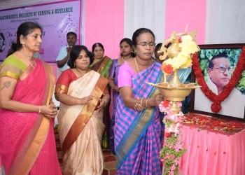 Lamp lighting ceremony